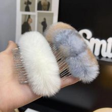 超萌毛茸茸發(fā)夾女碎發(fā)神器瀨兔毛劉海發(fā)梳發(fā)箍發(fā)卡發(fā)夾兒童發(fā)梳
