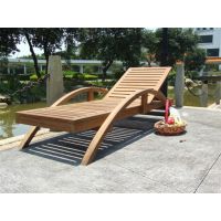 聚锦苑9月推出/菠萝格泳池躺椅，木制沙滩椅，海边实木躺椅