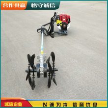 甘肃天水背负式坡地打草开荒机 宏晨圆盘刀灌木丛修剪机 四冲程打草松土机