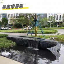 武汉黑山石家居装饰可用石材，黑山石可加工桌椅，黑山石家具