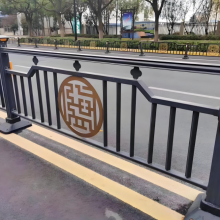 道路文化栏杆市政人行道创意护栏定制厂家马路交通景观防护栏