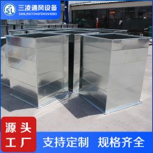 供应镀锌角铁法兰风管/镀锌白铁皮风管/消防排烟通风管道