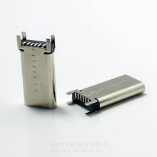 TYPE C ֱʽĸ USB3.1ʽƬH=17.5MM 6PIN 180ĸ