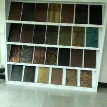 不锈钢高端镀铜做旧板供应