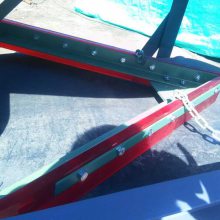 皮带机空段清扫器 V型刮板 矿山尾部聚氨酯清煤器