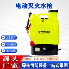 森林扑救手电一体水雾枪山林扑火喷雾枪园林便携电动灭火水枪