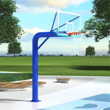 国标室外固定地埋式球架 成人标准投篮框学校比赛球架子