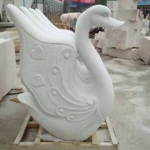 庭院别墅园林天鹅 小区喷水天鹅雕塑 石头黑天鹅