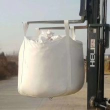 河北邯郸馆陶绿色大扎口吨袋 工业盐塑料粒子化学用品大吨包袋1吨承重