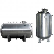 方联加工设计304/316不锈钢单层储水罐 卧式冷水箱 储运罐 运输容器