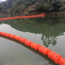 水渠拦垃圾浮桶拦污筒 成都水电站拦进水口导漂索施工浮体