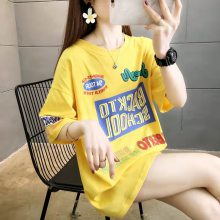 便宜夏季纯棉女t恤韩版女装短袖大码服装货源
