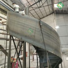 佛山尚步梯业厂家定制生产钢结构钢板楼梯别墅弧形旋转楼梯