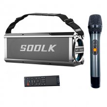 SODLK声莱客支持插U盘TF卡直播唱歌广场舞HiFi T200PLUS音箱【TWS版】+遥控器
