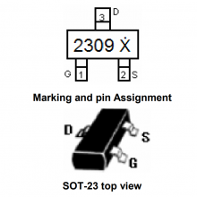 NCE2309 SOT-23 ½NCE Pǿ͹MOSFET
