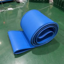 蓝色PU食品级输送带：破排机适配的耐磨耐油选择