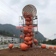 不锈钢柠檬雕塑水果雕塑 城市丰收雕塑