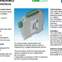 CANopenЭȵżɼģ4ͨͺCAN-CBX-THERMOC.3034.02