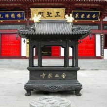 供应寺庙佛寺大型户外道观道院长方形铸铜香炉