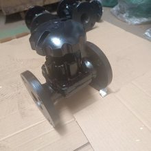 酸碱英标隔膜阀 EG46J-10C DN200 铸钢内全衬胶直通式英标隔膜阀 EG46J