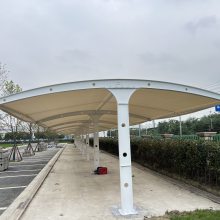 贵州新建膜结构停车棚非机动车棚蘑菇型停车棚