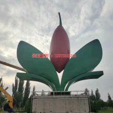 311不锈钢南瓜灯雕塑 不锈钢蔬菜雕塑生产厂家