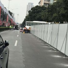 佛山乐平镇夹心泡沫围挡厂家 施工围挡 彩钢小草围挡装配式围挡 PVC围挡厂家