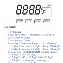 烧烤温度计YQ-836B 负50--正300