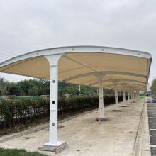 贵州新建膜结构停车棚非机动车棚蘑菇型停车棚