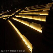 千易 弧形灯砖 LED广场灯埋地用长条灯 步道发光砖 建材家装 QY-F505D