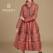 专柜高端异域风情时尚女装SWARKA【天堂眼】重工刺绣秋冬女装 高端大码女装供应