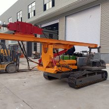 太阳能光伏打桩机 履带式光伏打桩机 厂家定做光伏螺纹桩打桩机