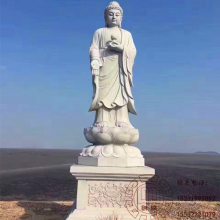 三世佛像坐像雕像 寺庙佛像定制 大肚佛雕塑