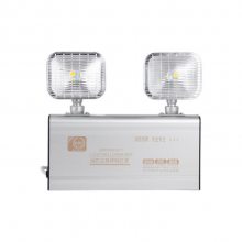 全铝消防应急灯长续航高亮LED铝材面板疏散通道应急照明灯双头灯