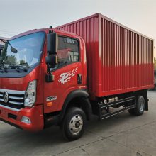 重汽大马力4米2蓝牌厢式货车 东风解放小型箱式货运车
