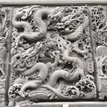 寺庙里台阶上的浮雕地雕九龙壁有何意义