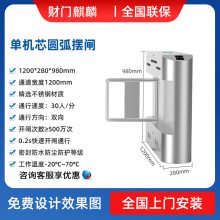 BZ01摆闸门禁通道速通门人脸识别刷卡指纹考勤访客管理闸机