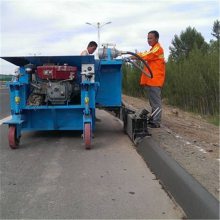 路缘石滑模机 路沿路肩石滑模机路边拦水带滑膜成型机 水沟滑模机