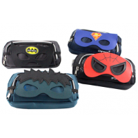 男大容量文具盒小清新简约铅笔袋小学生用文具收纳袋可手提多层新款个性多功能初高中帆布笔袋