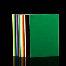 彩色透明亚克力板材 有机玻璃板加工定制激光切割雕刻热弯UV打印