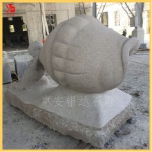 花岗岩石材人物雕刻海螺童子雕塑园林景观石雕工厂定做加工批发