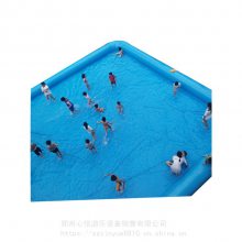 幼儿园泡泡派对正方形PVC充气水池儿童玩水游泳水床气垫