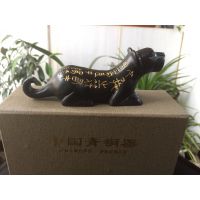 西安青铜虎符 陕西特色青铜器纪念品 纯铜虎符镇纸笔架仿古工艺品定制