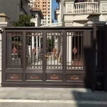 北京东城欧式铝艺护栏欧式铸铝大门安装