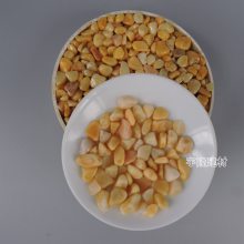 透水胶粘石 市政园林胶粘石子 5-8毫米黄色石子 洗米石彩色路面