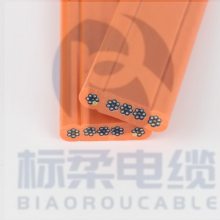 标柔移动电梯随行纯铜扁电缆48X0.75生产厂家
