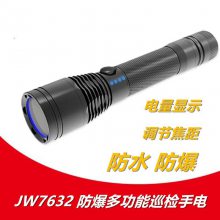 尚为SZSW2104防爆强光调光电筒LED多功能无线充电远射灯5W