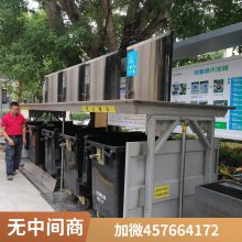 660升四分类地埋式自动化垃圾分类箱（收集桶）正规老制造厂区