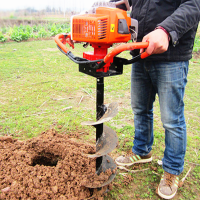 优质新型植树挖坑机/汽油植树挖坑机/搭建葡萄棚架钻洞设备