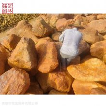 吨位黄蜡石原石 江西黄蜡石批发 黄蜡石草坪点缀石